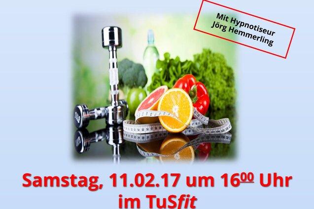 Infovortrag &uuml;ber Gewichtsabnahme durch Hypnose, mit Details zu Termin und Hypnotiseur J&ouml;rg Hemmerling.