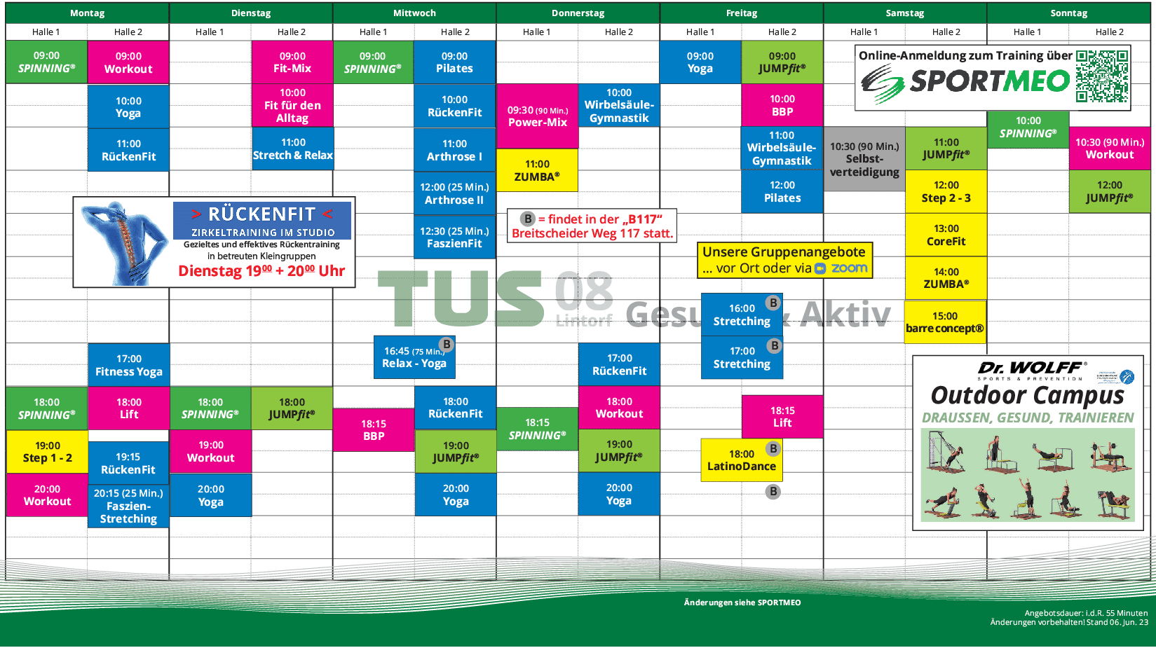 Sportprogramm Angebote - Gesund & Aktiv | Turn- und Sportverein 08 ...